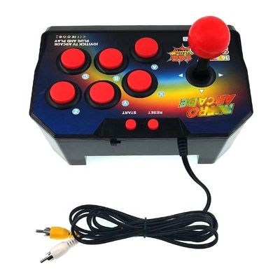 16 บิตในตัว 145 เกมอาเขต Retro จอยสติ๊กคอนโซลวิดีโอเกม Pocket ABS ผู้เล่นคอนโซล Stick Controller คอนโซล AV