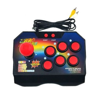 16 บิตในตัว 145 เกมอาเขต Retro จอยสติ๊กคอนโซลวิดีโอเกม Pocket ABS ผู้เล่นคอนโซล Stick Controller คอนโซล AV