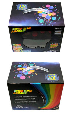 16 บิตในตัว 145 เกมอาเขต Retro จอยสติ๊กคอนโซลวิดีโอเกม Pocket ABS ผู้เล่นคอนโซล Stick Controller คอนโซล AV