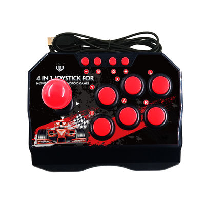 ราคาส่ง 4-in-1 Retro Arcade Station USB Wired Rocker Fighting Stick Game Joystick Controller สำหรับ Android TV Games
