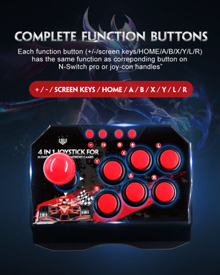 ราคาส่ง 4-in-1 Retro Arcade Station USB Wired Rocker Fighting Stick Game Joystick Controller สำหรับ Android TV Games