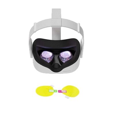 2021 ขายส่งฟิล์มป้องกันหน้าจอ VR สำหรับ Oculus Quest 2 VR ชุดหูฟังหมวกกันน็อคป้องกันรอยขีดข่วนเลนส์ป้องกันกรณีครอบคลุม