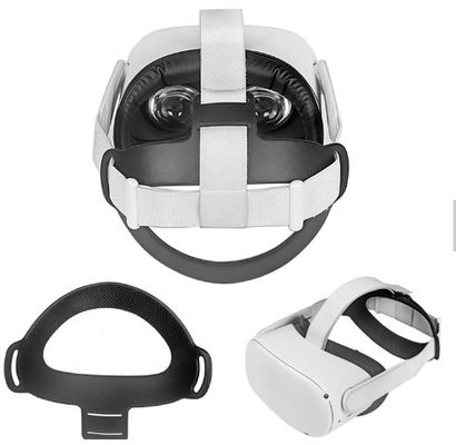 2021 ใหม่ TPU Head Band เบาะสำหรับ Oculus Quest 2 VR ชุดหูฟังแบบถอดได้ Professional สายรัดศีรษะ Pad VR อุปกรณ์เสริมแก้ว