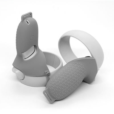 สำหรับ Oculus Quest 2 VR Touch Controller ซิลิโคนปกคลุมผิวเคสป้องกันชุดหูฟัง VR Handle Grip สำหรับ Oculus Quest 2 อุปกรณ์เสริม