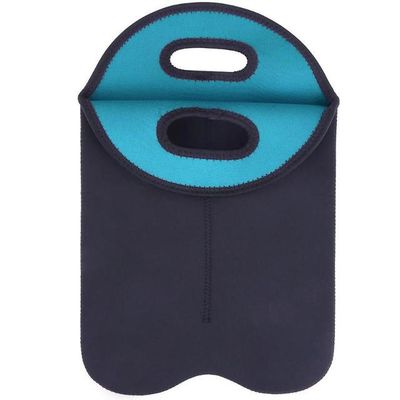 ขนาดที่กำหนดเองแบบพกพา 1/2 ขวดเบียร์ระบายความร้อนผู้ถือ Carrier Neoprene ขวดไวน์ตู้แช่แข็งกระเป๋าคูลเลอร์ถุงขวดไวน์