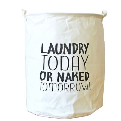 40*50 ซม. ที่เก็บเสื้อผ้าตะกร้าซักผ้าพับได้ Dirty Laundry Hamper นำกลับมาใช้ใหม่ได้