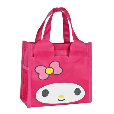 นักเรียนสัตว์เด็กกระเป๋าผ้าแคนวาสโรงเรียนกันน้ำอาหารกลางวัน Bento กระเป๋า