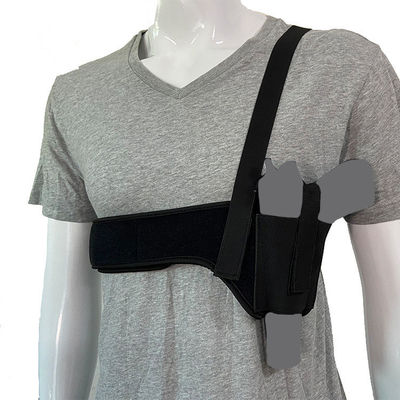 Neoprene ไหล่ปกปิดใต้วงแขน Holster เข็มขัดยุทธวิธีกลางแจ้งอเนกประสงค์