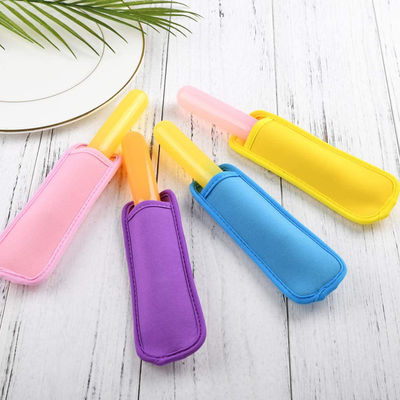 ราคาโรงงาน Ice Pop Sleeves Antifreezing Popsicle Holders กระเป๋า Neoprene Insulator Sleeves Freezer Ice Pops Holder