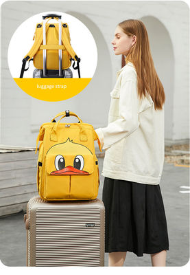 กระเป๋าเป้สะพายหลังแฟชั่น Mommy Diaper Bag พร้อม USB ความจุขนาดใหญ่