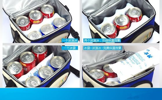 OEM จัดส่งอาหารถุงอาหารกลางวันฉนวน Tote Travel Cooler Bag 600d การเก็บรักษาความร้อน