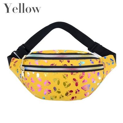 2022 พิมพ์กระเป๋าคาดเอวผู้หญิง Fanny Pack กระเป๋าเดินทางสีสันสดใสเด็กการ์ตูนเข็มขัดเทศกาลกระเป๋าใส่โทรศัพท์มือถือ