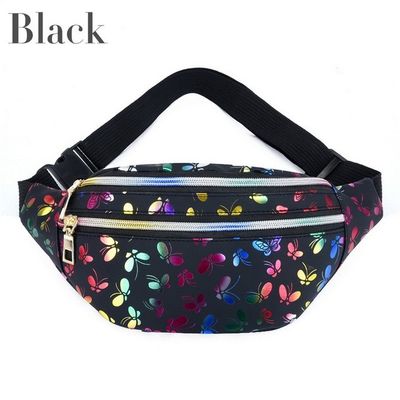 2022 พิมพ์กระเป๋าคาดเอวผู้หญิง Fanny Pack กระเป๋าเดินทางสีสันสดใสเด็กการ์ตูนเข็มขัดเทศกาลกระเป๋าใส่โทรศัพท์มือถือ