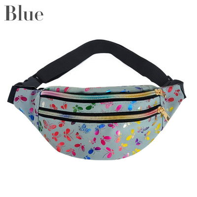 2022 พิมพ์กระเป๋าคาดเอวผู้หญิง Fanny Pack กระเป๋าเดินทางสีสันสดใสเด็กการ์ตูนเข็มขัดเทศกาลกระเป๋าใส่โทรศัพท์มือถือ