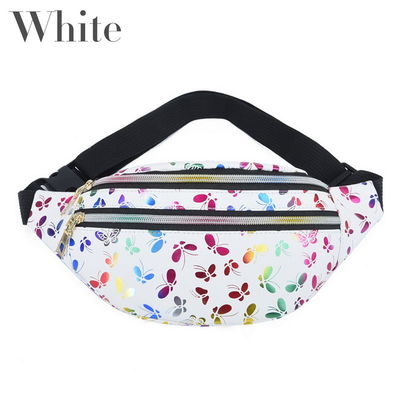 2022 พิมพ์กระเป๋าคาดเอวผู้หญิง Fanny Pack กระเป๋าเดินทางสีสันสดใสเด็กการ์ตูนเข็มขัดเทศกาลกระเป๋าใส่โทรศัพท์มือถือ