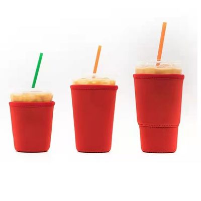 ราคาโรงงานนำกลับมาใช้ใหม่แขนถ้วย Neoprene ป้องกันร้อนที่วางแก้วน้ำ Tumbler ที่วางขวด RTS ที่วางแก้วแบบแข็ง