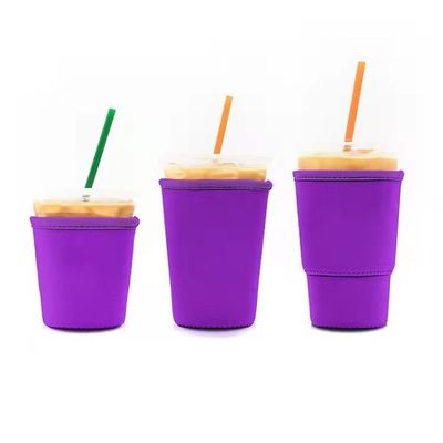 ราคาโรงงานนำกลับมาใช้ใหม่แขนถ้วย Neoprene ป้องกันร้อนที่วางแก้วน้ำ Tumbler ที่วางขวด RTS ที่วางแก้วแบบแข็ง