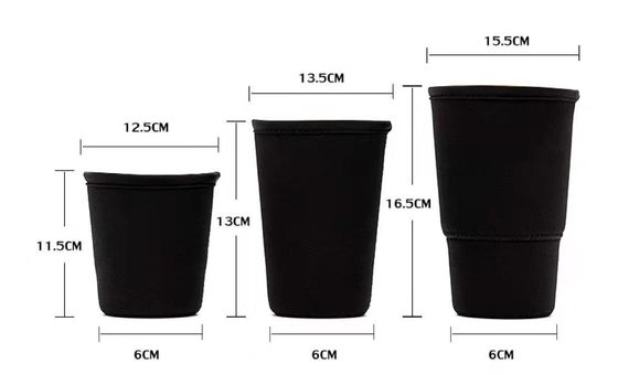 ราคาโรงงานนำกลับมาใช้ใหม่แขนถ้วย Neoprene ป้องกันร้อนที่วางแก้วน้ำ Tumbler ที่วางขวด RTS ที่วางแก้วแบบแข็ง