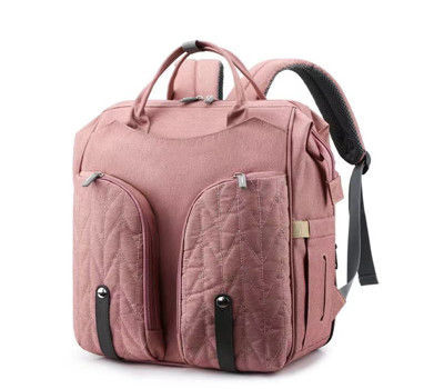 600D Travel Mommy Backpack กระเป๋าผ้าอ้อมพยาบาลเปลพับได้