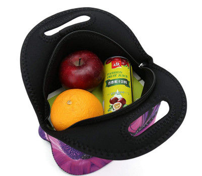 นำกลับมาใช้ใหม่ได้ SBR Insulated Tote Lunch Bag กระเป๋าเก็บความเย็นนีโอพรีนกันน้ำกลางแจ้ง