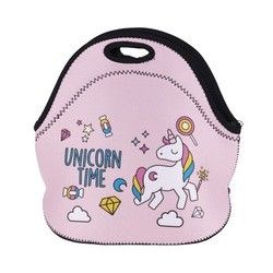 กระเป๋าใส่อาหารกลางวัน Neoprene แบบกำหนดเองสำหรับเก็บอาหารให้อุ่น