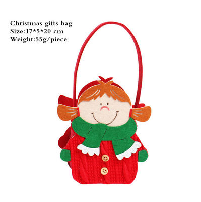 Wool Felt Christmas Gift Sack Shopping Tote Bag โปรโมชั่นสำหรับสุภาพสตรี