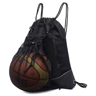 กระเป๋าเป้กีฬา Oxford Drawstring อเนกประสงค์อเนกประสงค์บาสเก็ตบอลกลางแจ้ง
