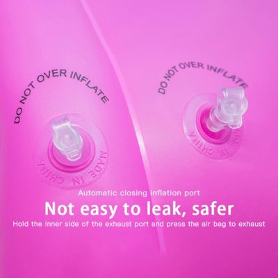 แหวนแขนว่ายน้ำเด็กพับได้ PVC Inflatable Float Air Sleeves Circle