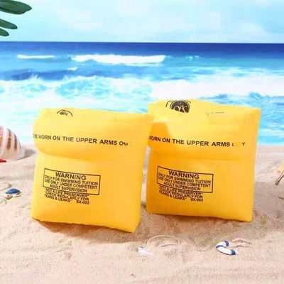 แหวนแขนว่ายน้ำเด็กพับได้ PVC Inflatable Float Air Sleeves Circle