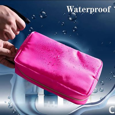 กระเป๋าแต่งหน้าคุณภาพสูง กระเป๋าแต่งหน้า Skin Care Travel Toiletry Bags สำหรับสาววัยรุ่น