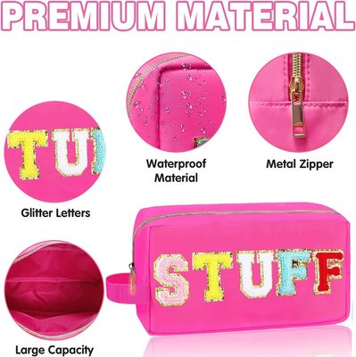 กระเป๋าแต่งหน้าคุณภาพสูง กระเป๋าแต่งหน้า Skin Care Travel Toiletry Bags สำหรับสาววัยรุ่น