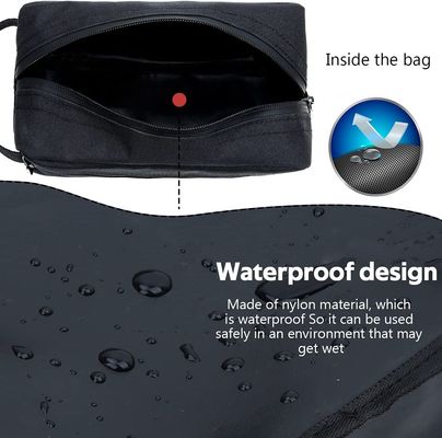 กระเป๋าใส่ของใช้ในห้องน้ำสำหรับผู้ชายกระเป๋าโกนหนวดบุรุษกันน้ำสำหรับการเดินทาง Travel Dopp Kit