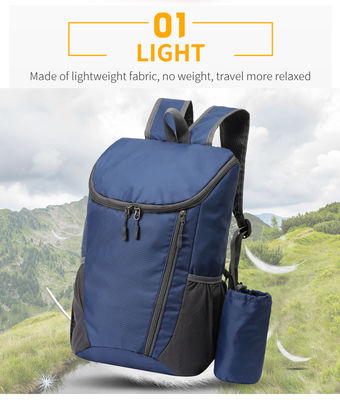 23L กระเป๋าปีนเขาพับได้ Ultralight Outdoor Cycling Rucksack Travel Hiking