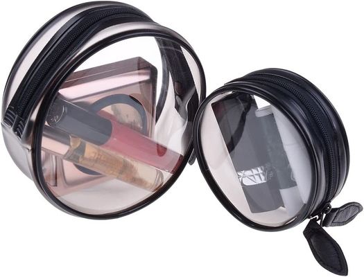 เดินทางกระเป๋าเครื่องสำอาง PVC ผู้หญิงกันน้ำและทนทานใสกระเป๋าแต่งหน้า