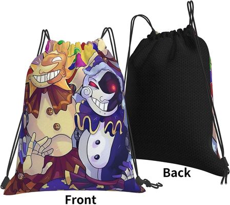 Drawstring กระเป๋าเป้สะพายหลังปรับได้ Sports Gym Bag กระเป๋าเชือกกันน้ำ Sports Yoga Bag