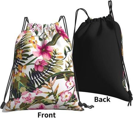 กระเป๋า Drawstring สำหรับผู้หญิง Girls String Backpack กระเป๋าโยคะไนลอนน้ำหนักเบากันน้ำ