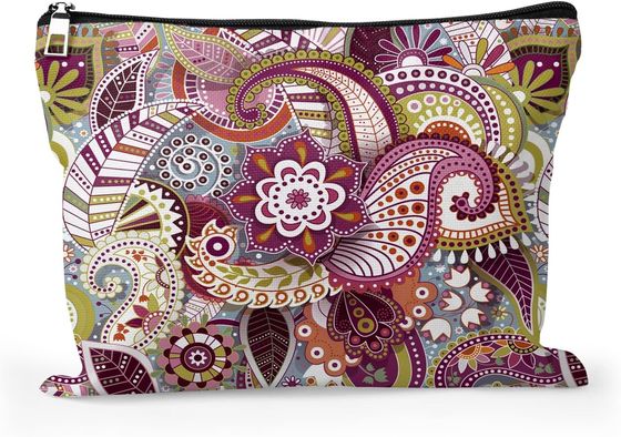 กระเป๋าแต่งหน้ากันน้ำ กระเป๋าเครื่องสำอาง Mandala สำหรับผู้หญิง Travel Toiletry Bag