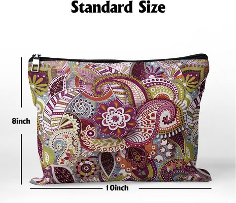 กระเป๋าแต่งหน้ากันน้ำ กระเป๋าเครื่องสำอาง Mandala สำหรับผู้หญิง Travel Toiletry Bag