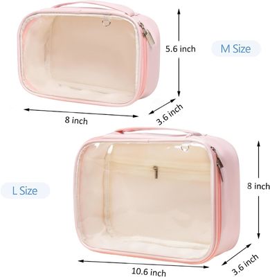 ออแกไนเซอร์แต่งหน้าถุงแป้งกันน้ำอเนกประสงค์พร้อมที่จับซิป