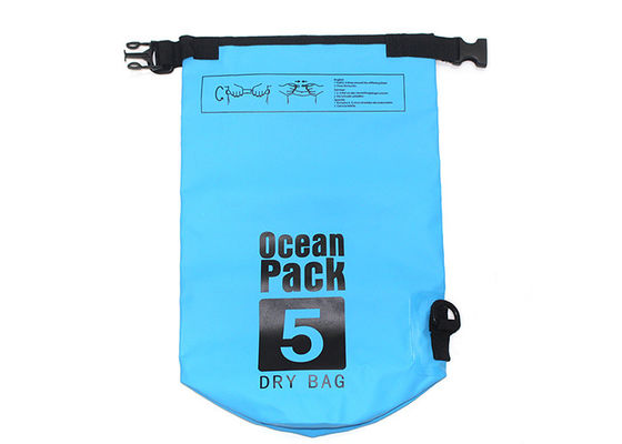 กระเป๋ากันน้ำ PVC แบบม้วนด้านบนขนาดเล็กสำหรับว่ายน้ำพิมพ์แบบกำหนดเอง