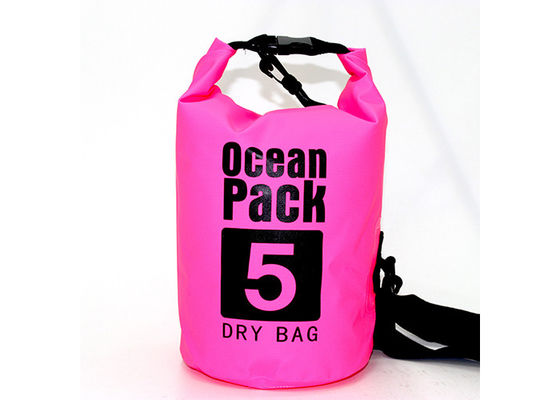 600D PVC Waterproof Ocean Pack Dry Bag OEM บริการโลโก้ที่กำหนดเอง