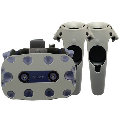 ผิวป้องกันซิลิโคนสำหรับอุปกรณ์เสริม HTC Vive Pro สำหรับชุดหูฟังและคอนโทรลเลอร์