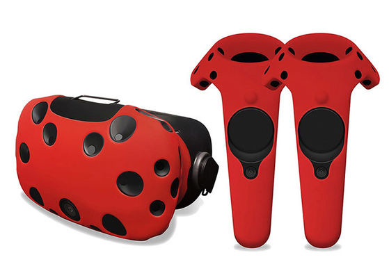 ผิวป้องกันซิลิโคนอุปกรณ์เสริมสำหรับเล่นเกม VR ประเภท HTC Vive สำหรับตัวควบคุมชุดหูฟัง